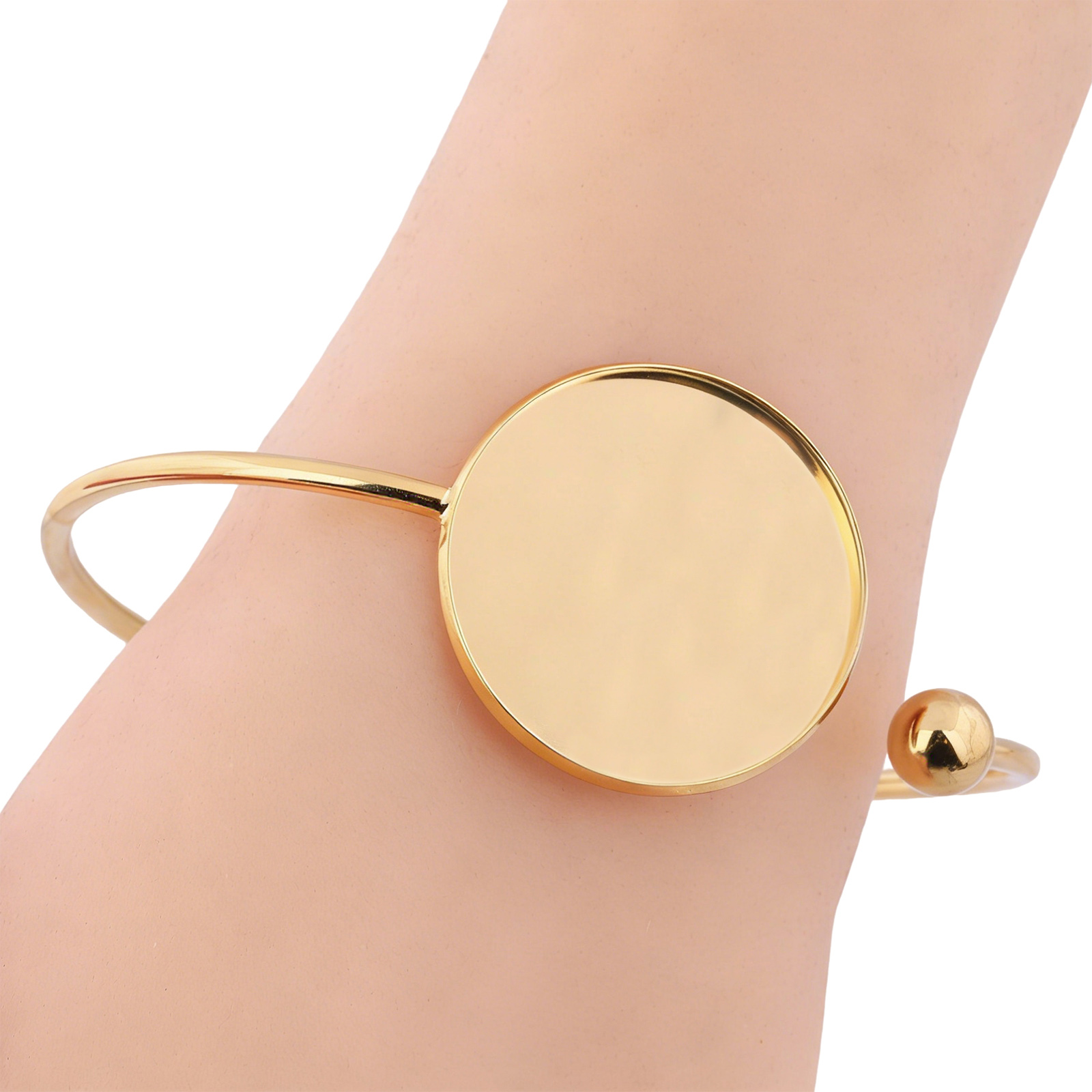 Cuff Bangle Bracelet - 2 шт. основы для браслетов-каффов под