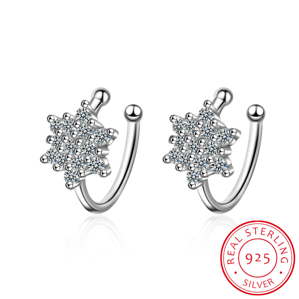 Ear Cuff No Piercing - Настоящее серебро 925 Новый дизайн красивый