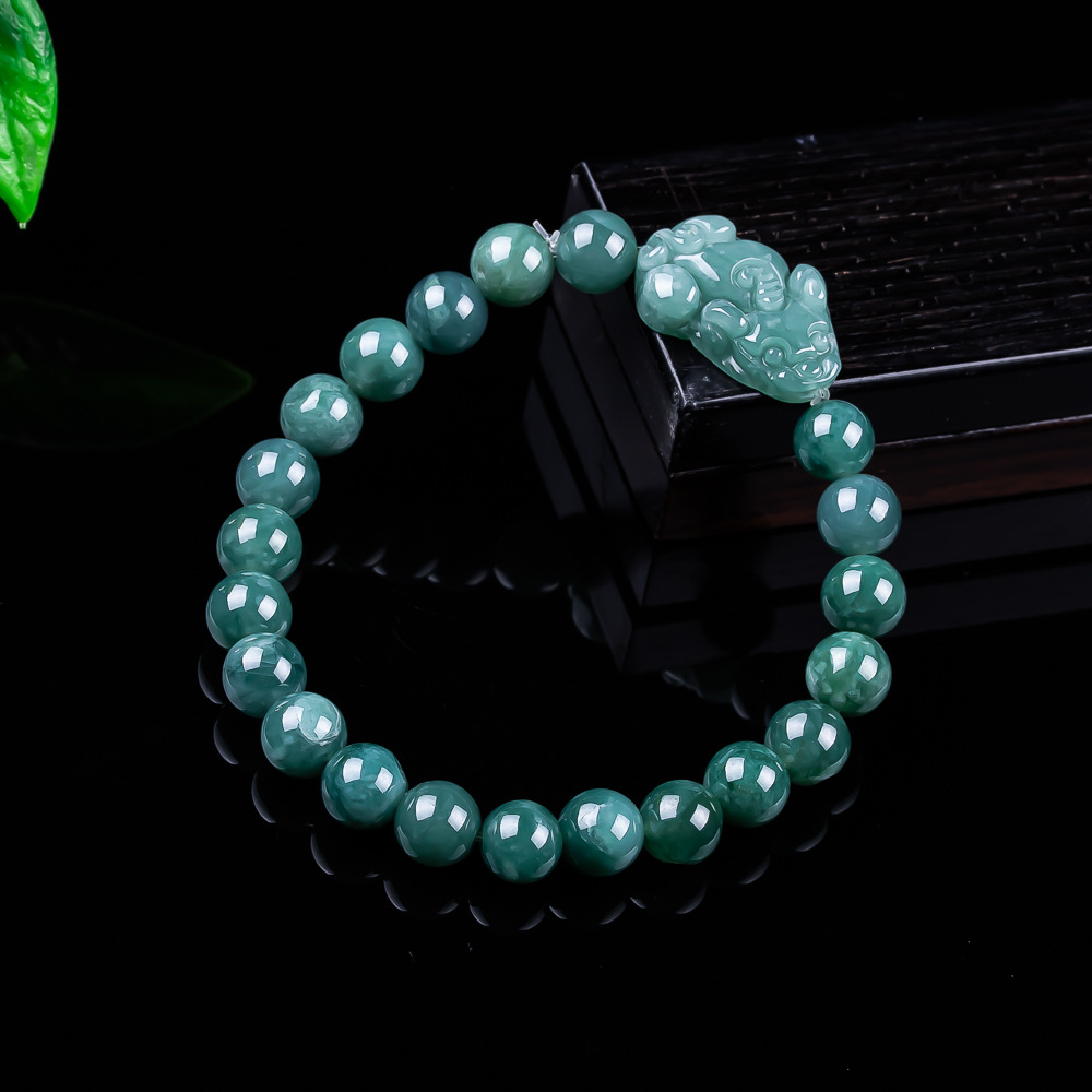 Jewelry & Watches Ltd - Натуральный браслет из бирманского жадеита с