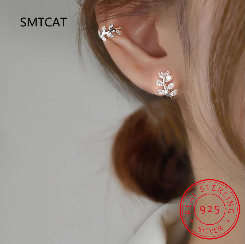 Ear Cuff No Piercing - Серьги-манжеты из стерлингового серебра 925 пробы
