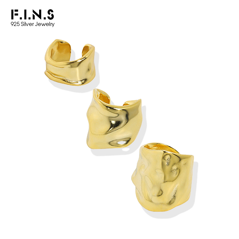 Ear Cuff No Piercing - F.I.N.S 1 шт., минималистичный нерегулярный зажим