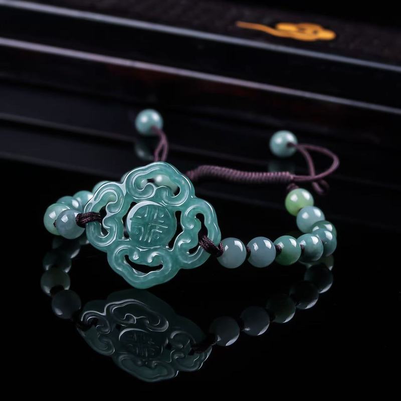 Jewelry & Watches Ltd - Браслет из натурального жадеита класса А,