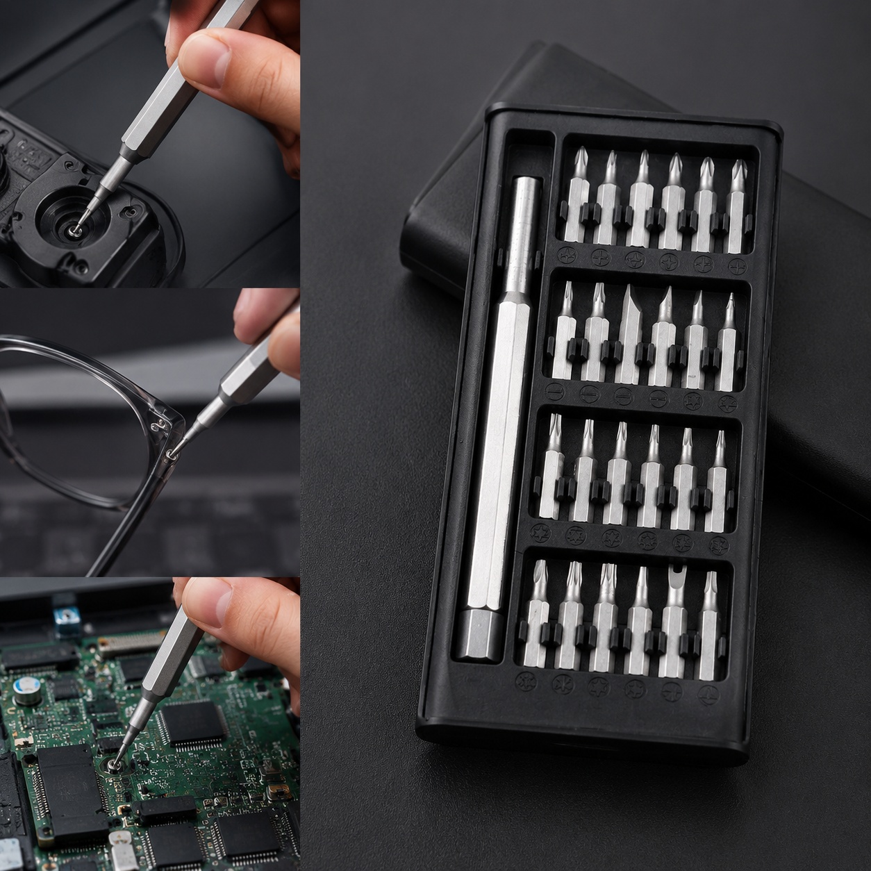Watch Repair Tool Kit - Набор многофункциональных отверток 24-в-1: незаменимый инструмент
