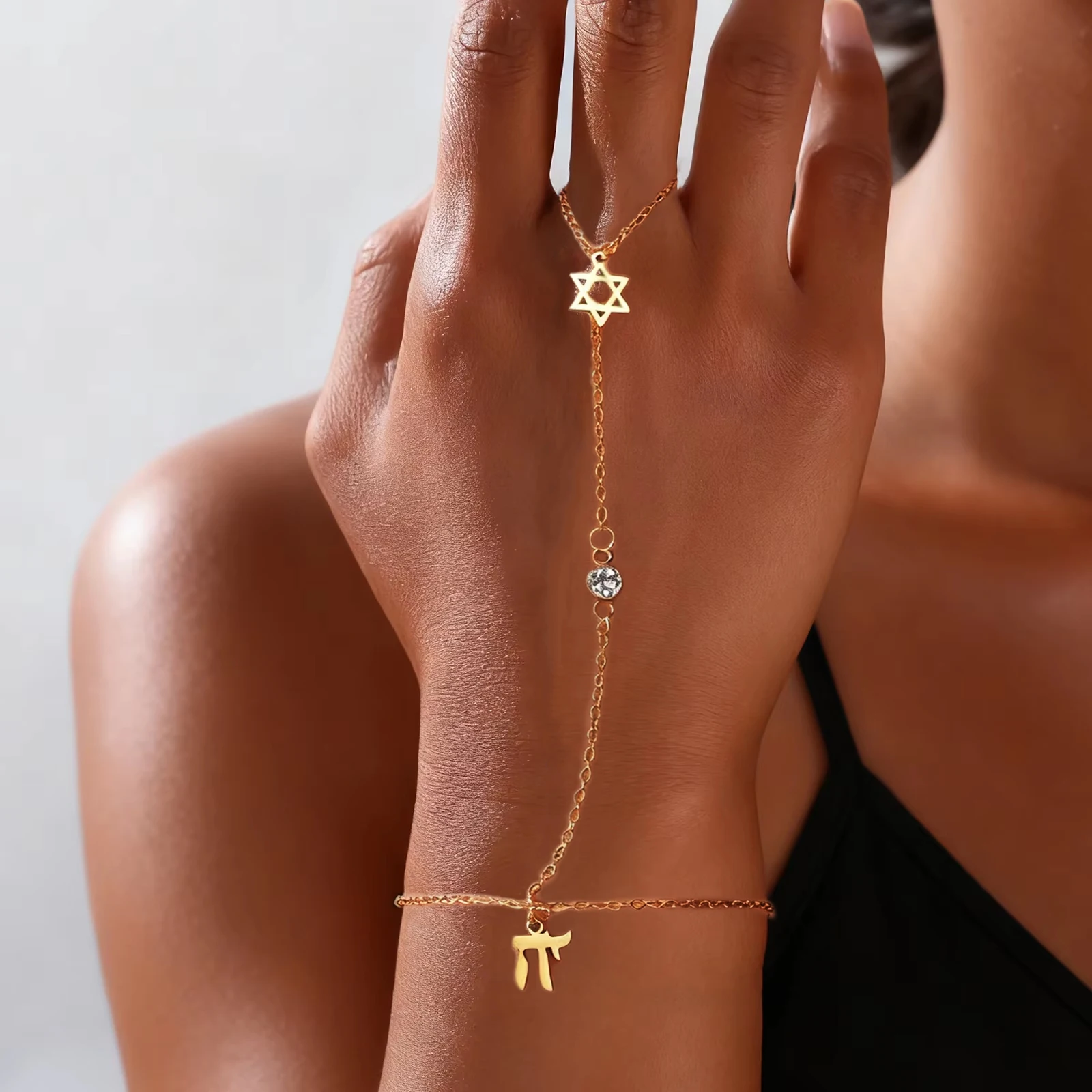 Jewelry & Watches Ltd - Браслет с еврейской звездой Давида и