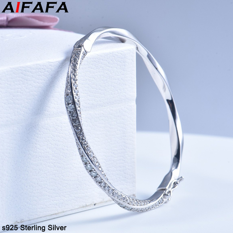 Cuff Bangle Bracelet - Браслет-манжета из стерлингового серебра 925 пробы