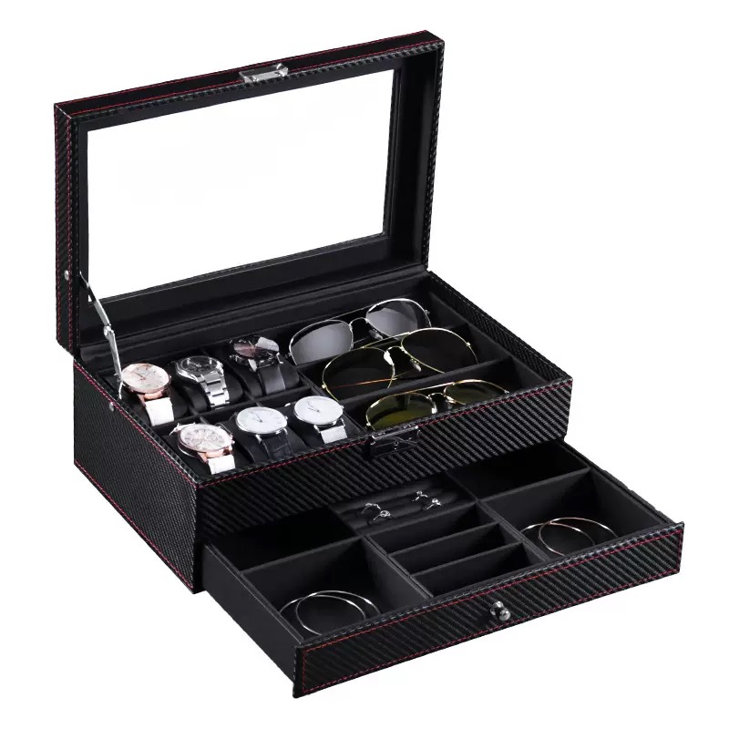 Jewelry Eyewear Watches & Accessories - Коробка для хранения часов – черная,