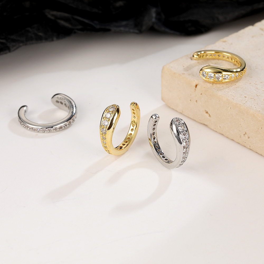 Ear Cuff No Piercing - Настоящие серьги-клипсы из стерлингового серебра 925