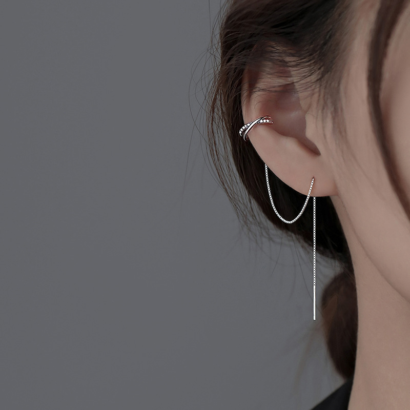 Настоящие серьги-клипсы из сте – обзор и цена Ear Cuff No Piercing