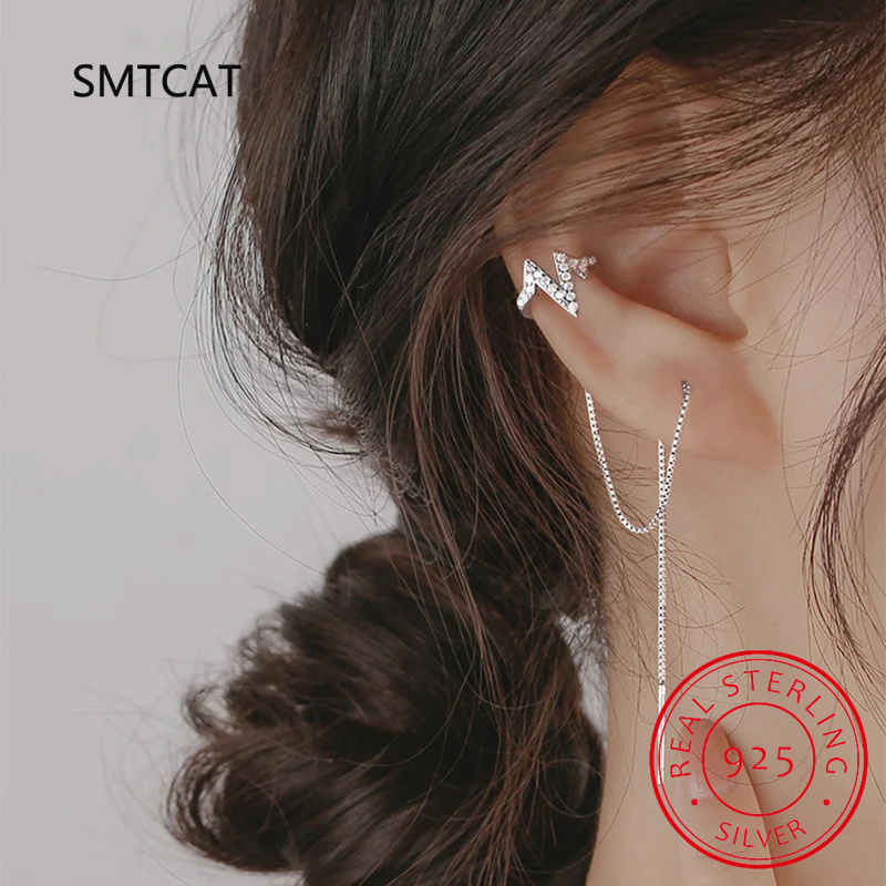 Настоящие серьги-клипсы из сте – обзор и цена Ear Cuff No Piercing