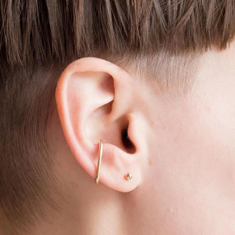 Серьги-клипсы из серебра 925 п – обзор и цена Ear Cuff No Piercing