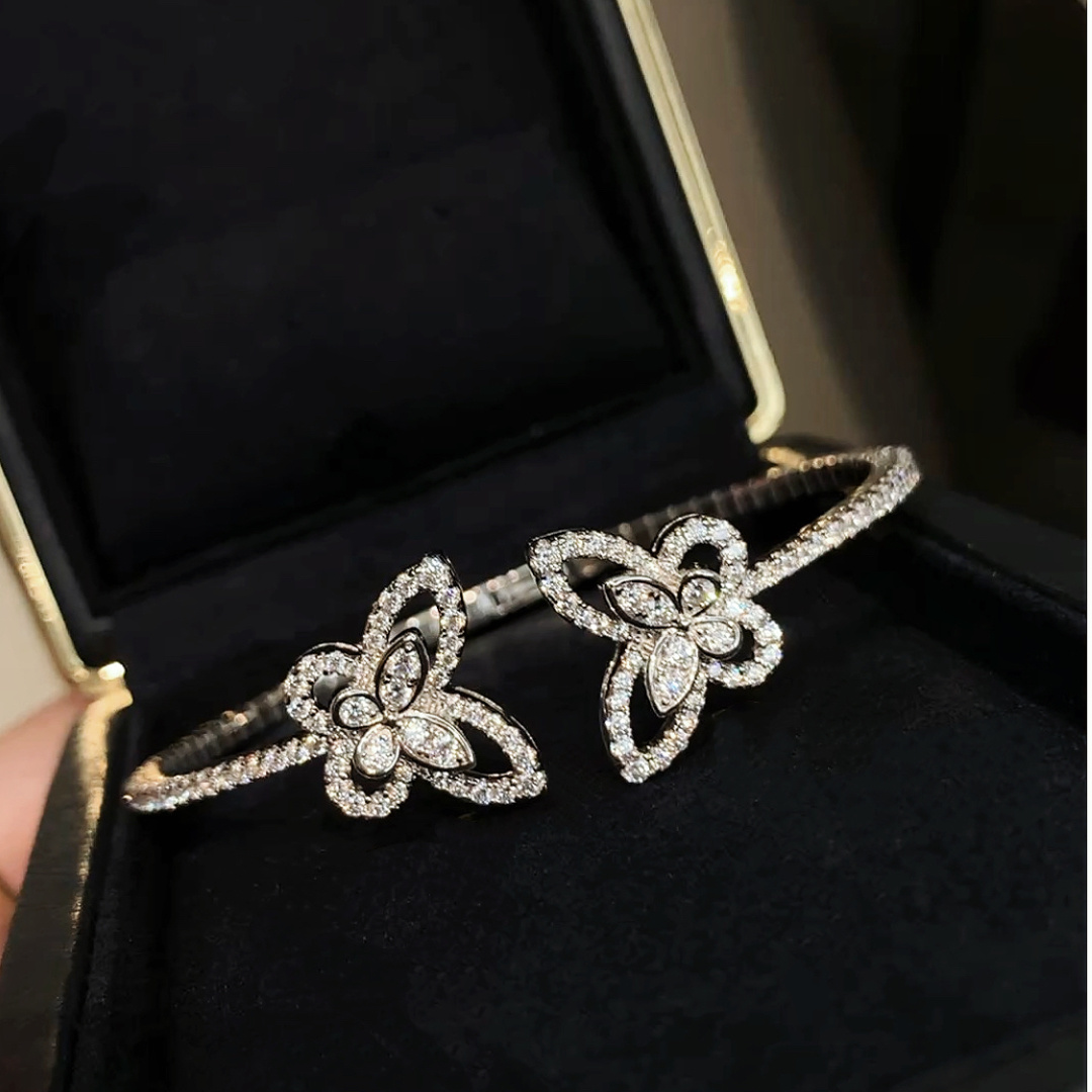 Новый браслет-манжета из стерл – обзор и цена Cuff Bangle Bracelet