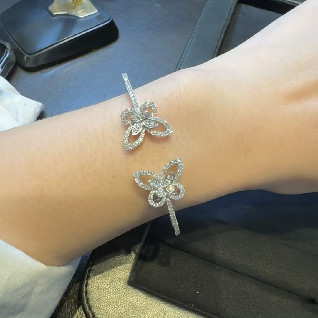 Новый браслет-манжета из стерл – обзор и цена Cuff Bangle Bracelet
