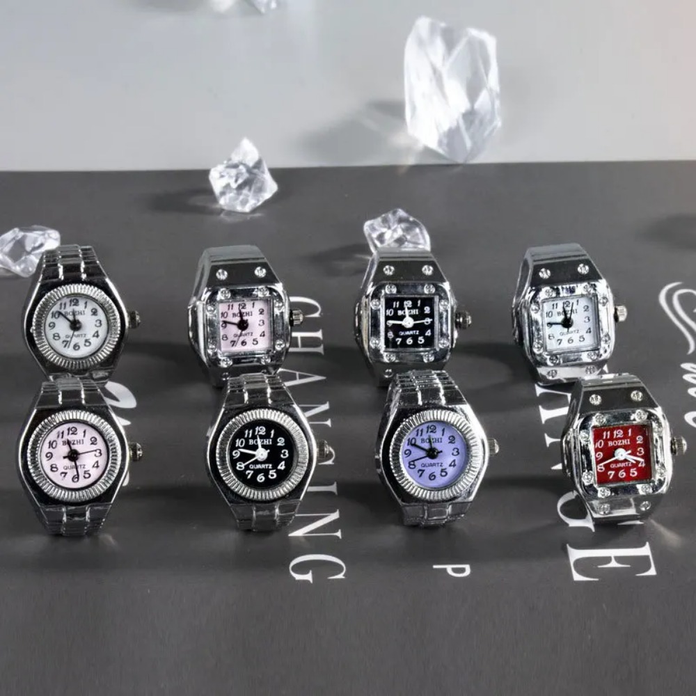 Креативные кольцевые часы с кв – обзор и цена Jewelry Watches Men