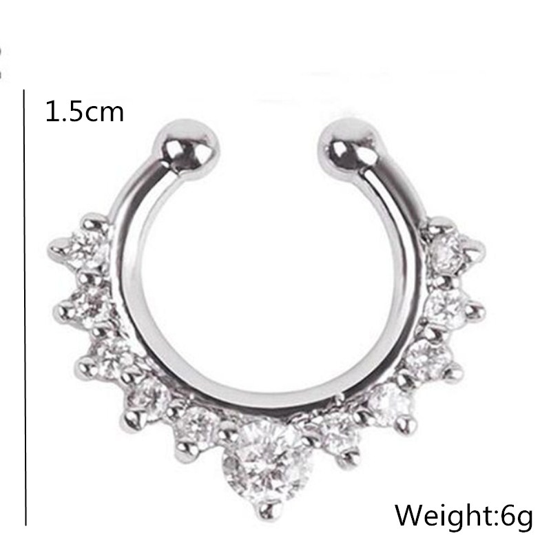 1 шт. U-образный зажим для нос – обзор и цена Ear Cuff No Piercing