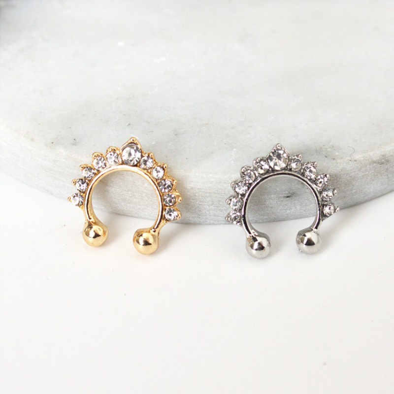 1 шт. U-образный зажим для нос – обзор и цена Ear Cuff No Piercing