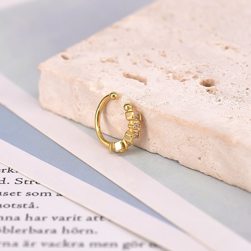 Женские серьги-клипсы с геомет – обзор и цена Ear Cuff No Piercing
