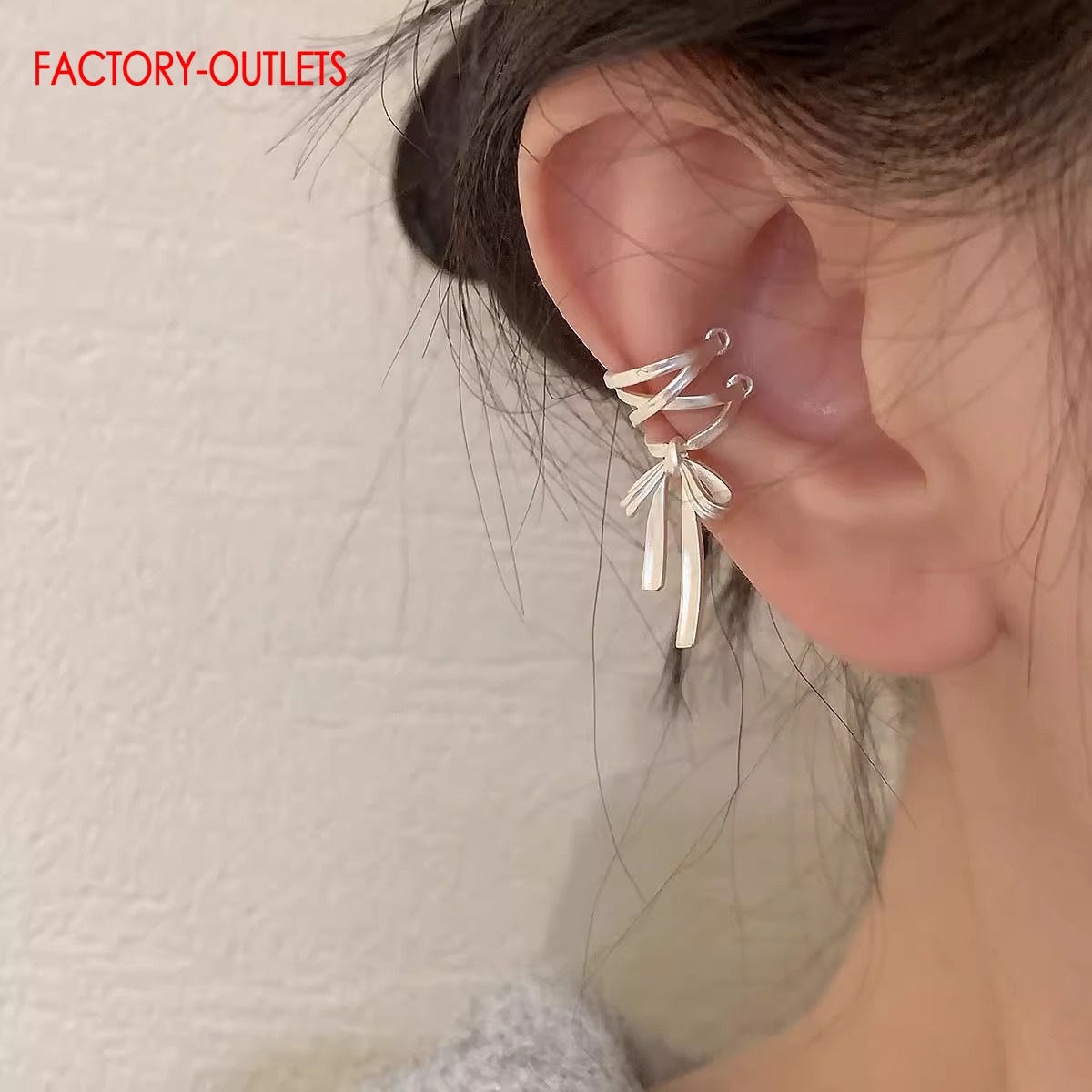 Натуральная серьга-манжета из  – обзор и цена Ear Cuff No Piercing