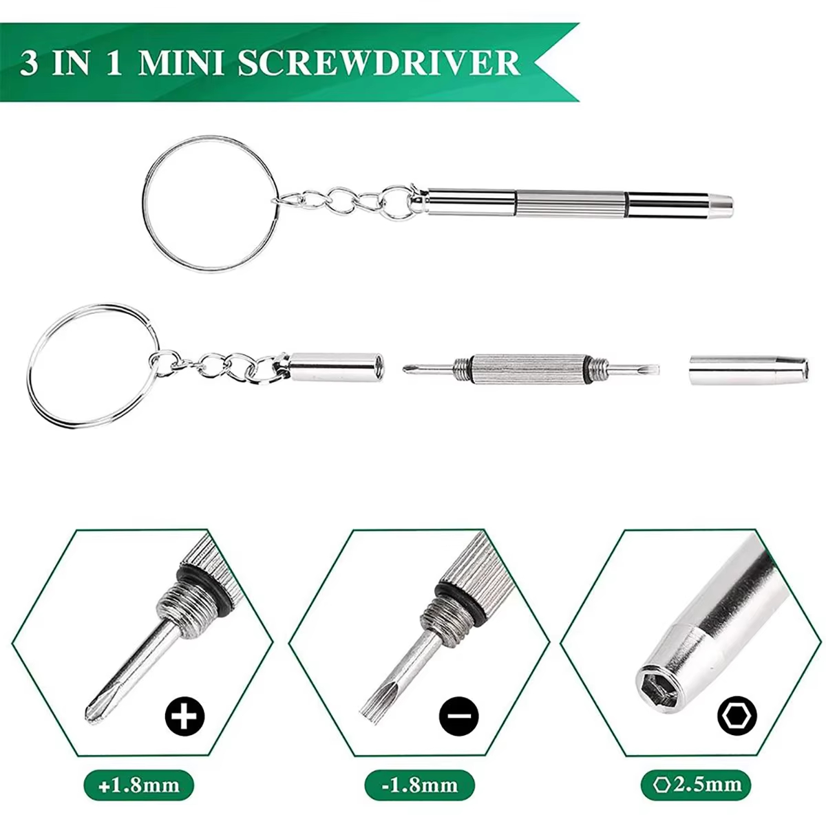 Набор мини-отверток 3-в-1 для  – обзор и цена Watch Repair Tool Kit
