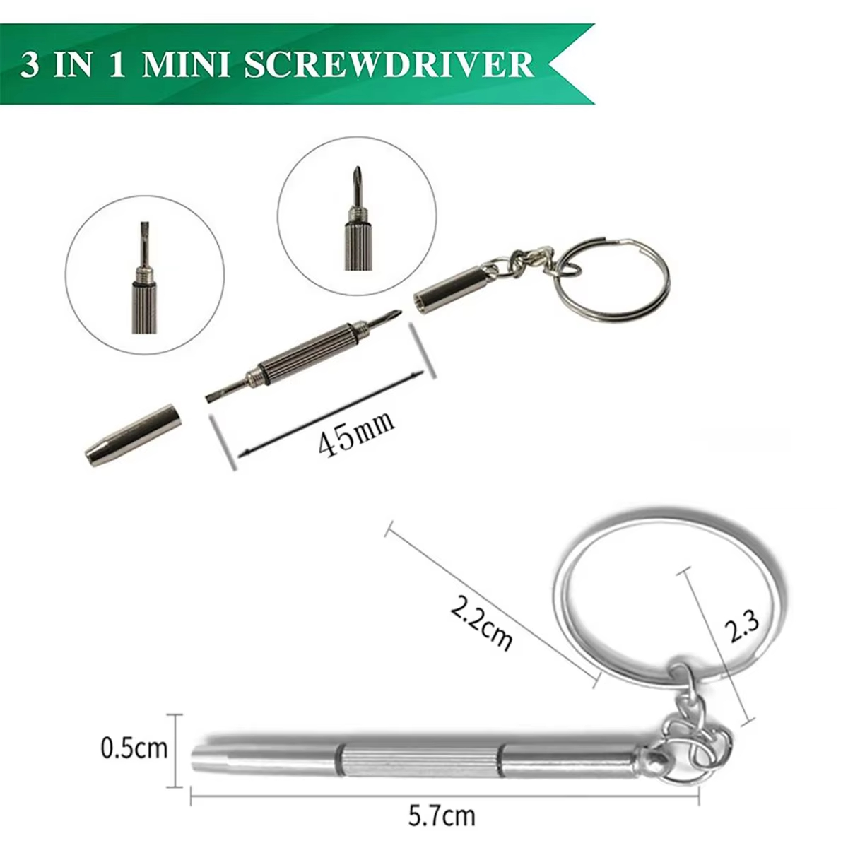 Набор мини-отверток 3-в-1 для  – обзор и цена Watch Repair Tool Kit