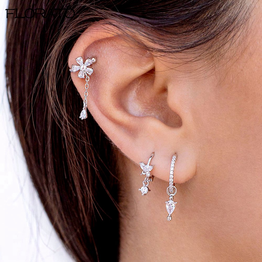 Женские серьги-Клипсы из 18-ка – обзор и цена Ear Cuff No Piercing