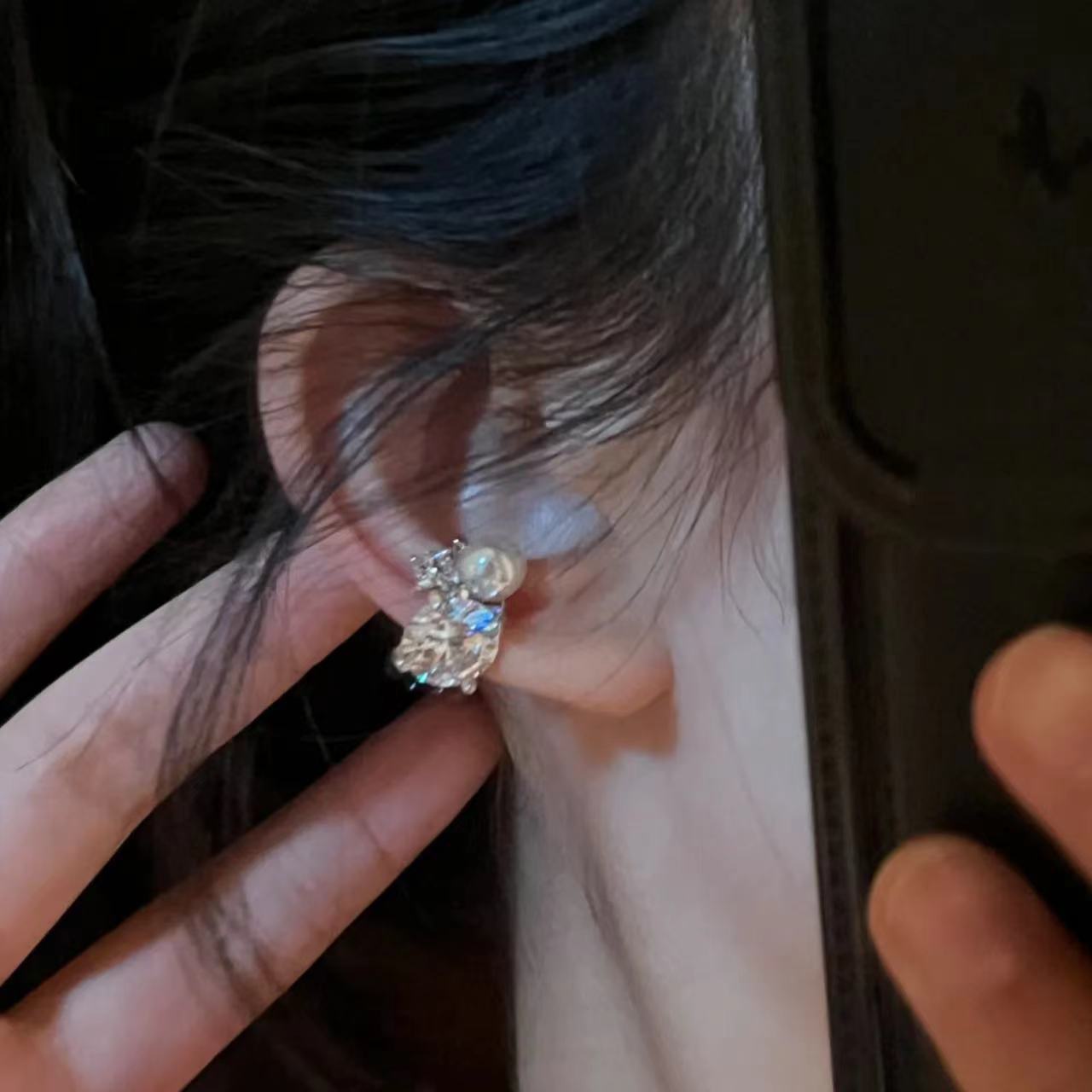 1 шт. блестящий клипс-украшени – обзор и цена Ear Cuff No Piercing