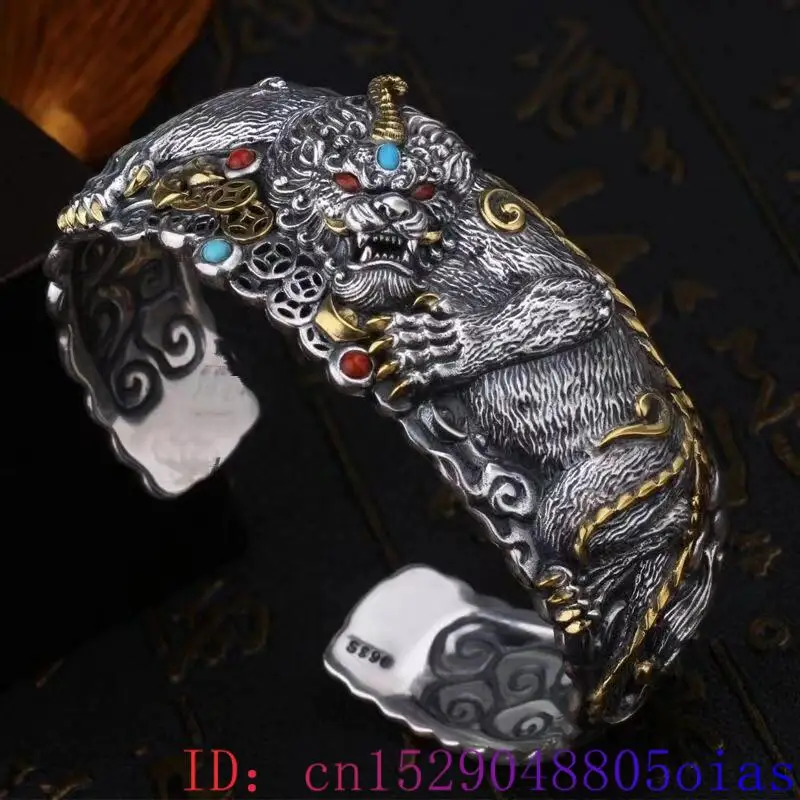 Lucky Pixiu Тигровый браслет Н – обзор и цена Cuff Bangle Bracelet
