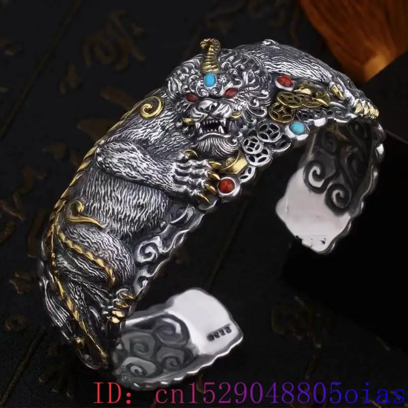 Lucky Pixiu Тигровый браслет Н – обзор и цена Cuff Bangle Bracelet