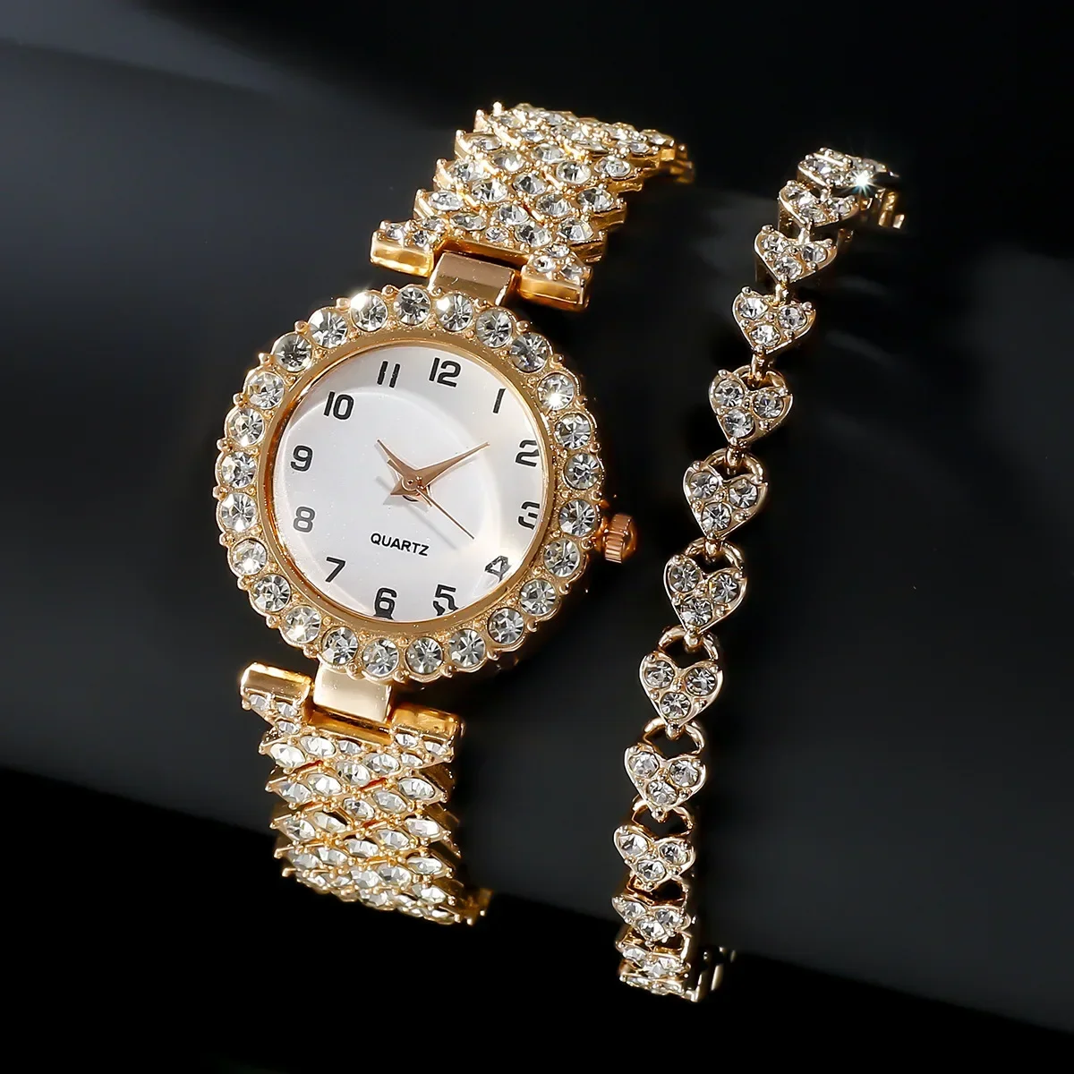 Набор из 2 роскошных женских ч – обзор и цена Jewelry Watches For Ladies
