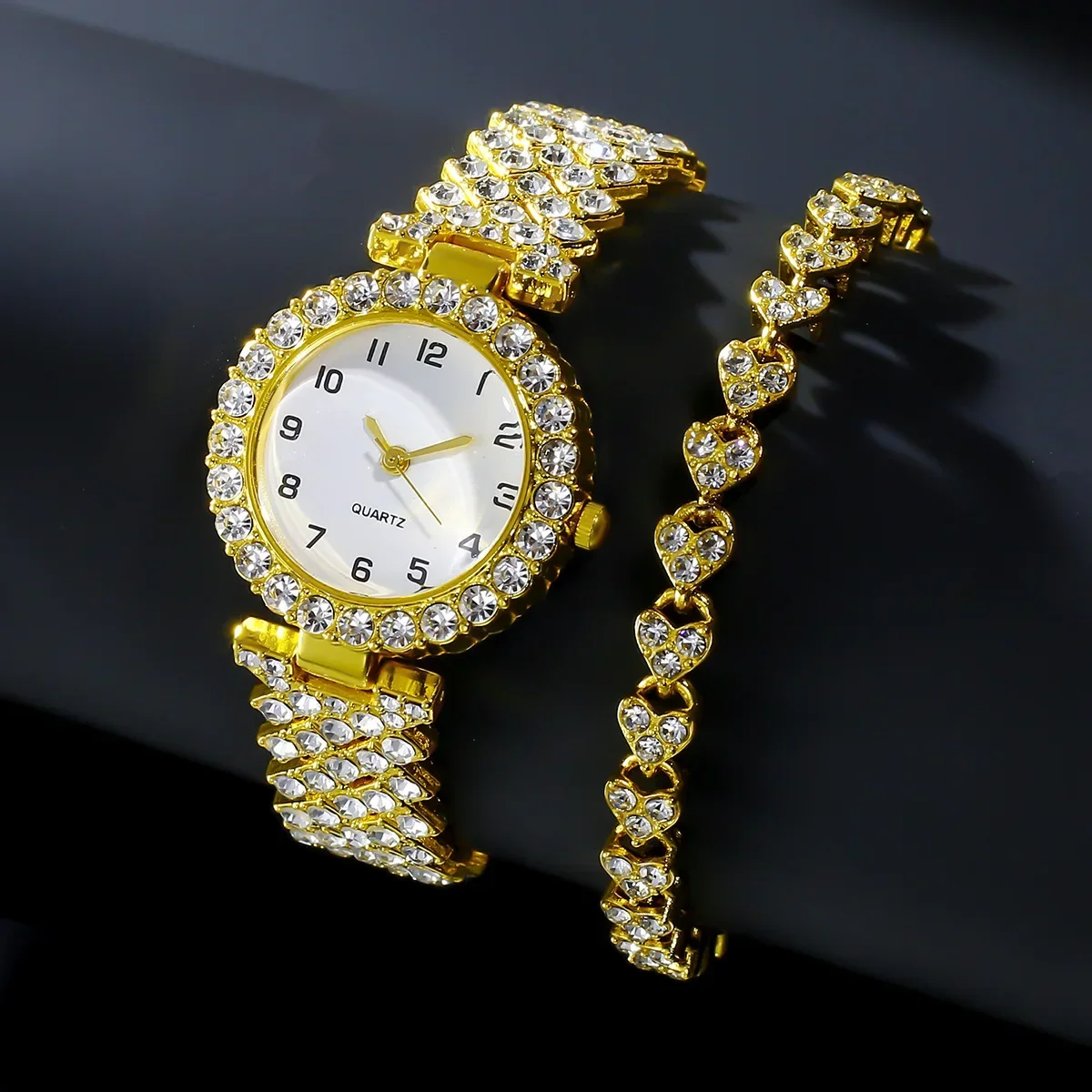 Набор из 2 роскошных женских ч – обзор и цена Jewelry Watches For Ladies