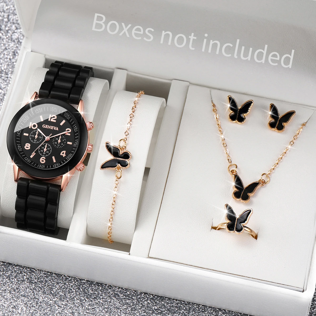 5/6 шт. Модные женские часы с  – обзор и цена Jewelry Watches For Ladies