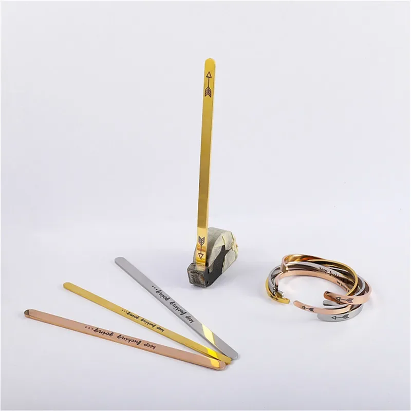Прямой браслет-манжета из нерж – обзор и цена Cuff Bangle Bracelet